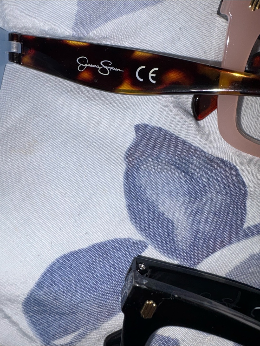 Women’s 3 Square-Eye reading Glasses grad+3,- Jessica S. Pink, Sky Blue, Black - Picture 3 of 3